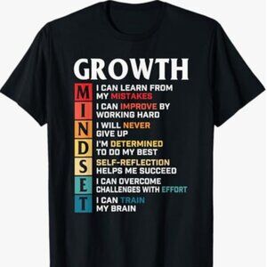Growth Mindset Definition - Motivational Quote Inspiration T-Shirt